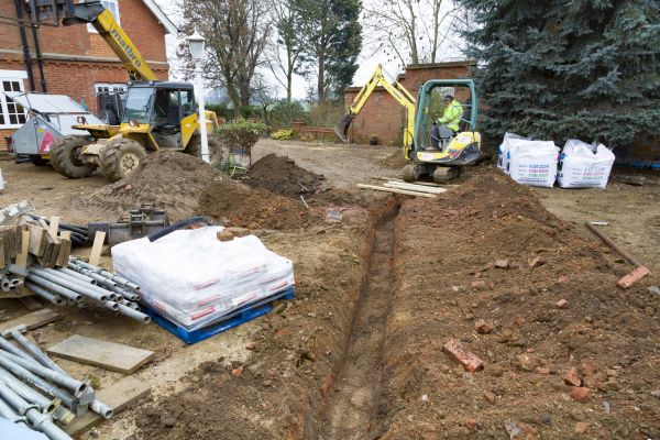 Drainage Ditch Digging in Brentwood