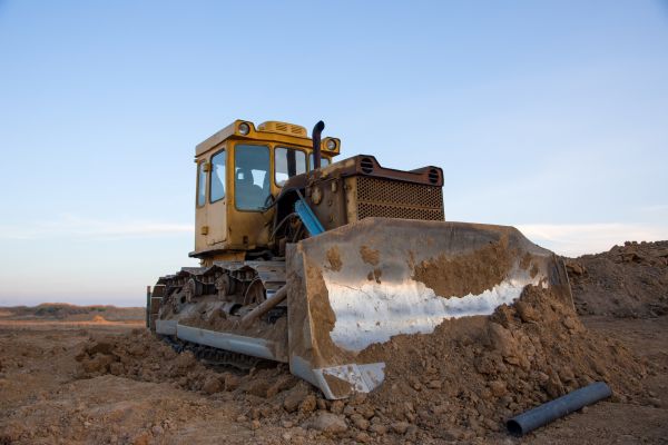 Bulldozer Land Grading in Brentwood