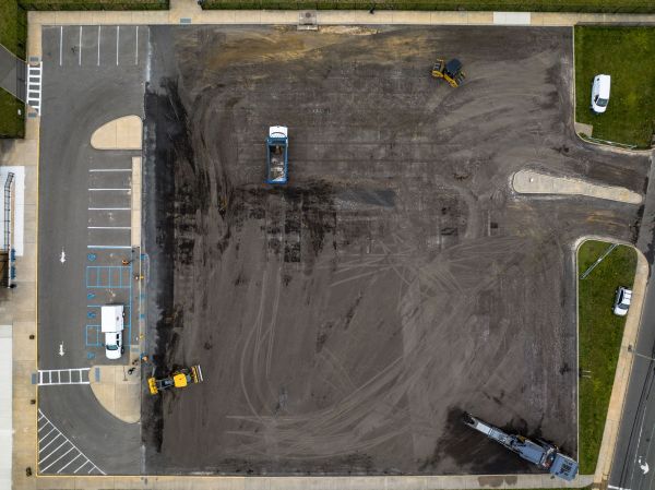 Parking Lot Excavation in Brentwood