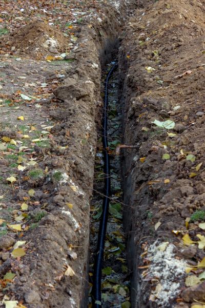 Cable Line Trenching in Brentwood